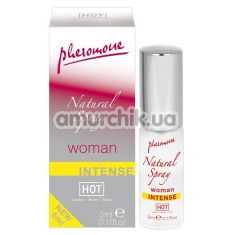 Парфуми з феромонами Hot Natural Spray Woman Intense, 5 млдля жінок - Фото №1