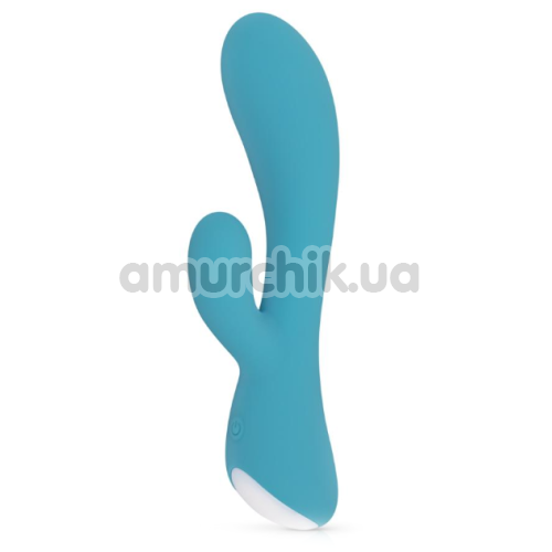 Вібратор Cala Azul Martina Rabbit Vibrator, блакитний - Фото №1