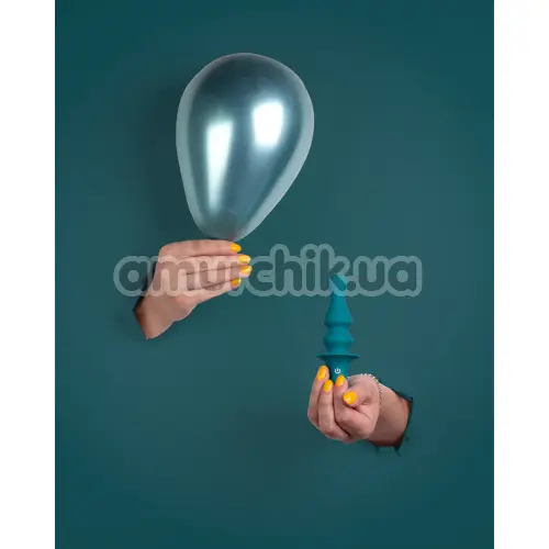 Анальний вібратор Loveline Pawn Shaped Anal Vibrator, зелений