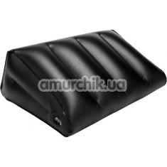Надувна подушка для сексу Steamy Shades Inflatable Wedge, чорна - Фото №1