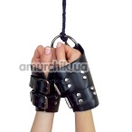 Фіксатори для рук Art of Sex Kinky Hand Cuffs For Suspension, чорні - Фото №1
