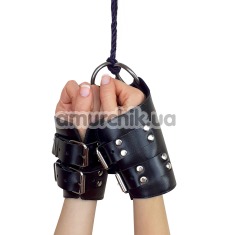 Фиксаторы для рук Art of Sex Kinky Hand Cuffs For Suspension, черные - Фото №1