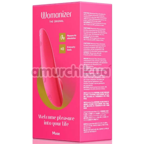 Симулятор орального сексу для жінок Womanizer The Original Muse, рожевий
