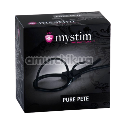 Утяжка для пениса с электростимуляцией Mystim Pure Pete