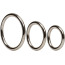 Набор эрекционных колец Silver Ring Set, серебряный - Фото №1