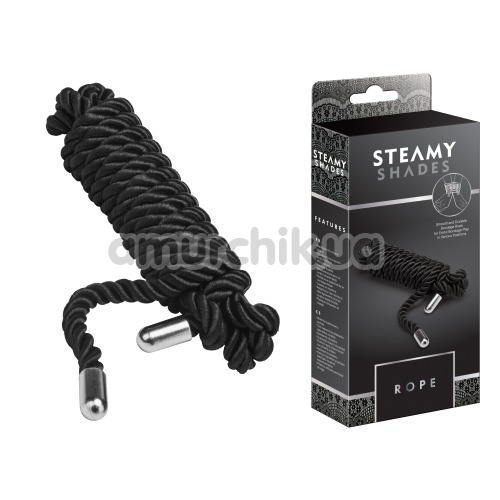 Веревка Steamy Shades Rope, черная