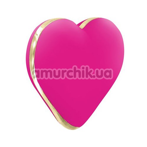 Клиторальный вибратор Rianne S Heart Vibe, розовый - Фото №1