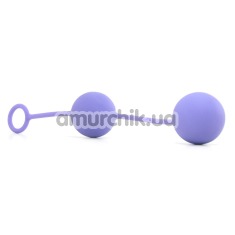 Вагинальные шарики Lia Love Balls, фиолетовые - Фото №1