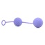 Вагинальные шарики Lia Love Balls, фиолетовые - Фото №0