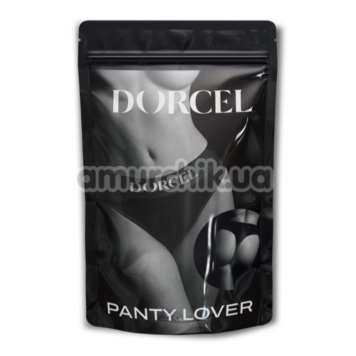 Трусики-стринги с карманом для вибратора Dorcel Panty Lover, черные