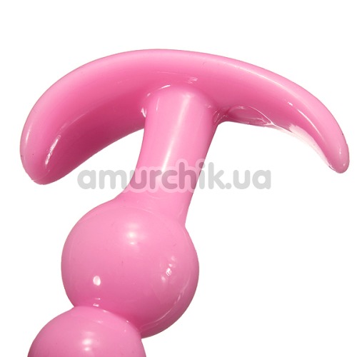 Анальна пробка Masturbation Anal Beads Massage Stick, рожева