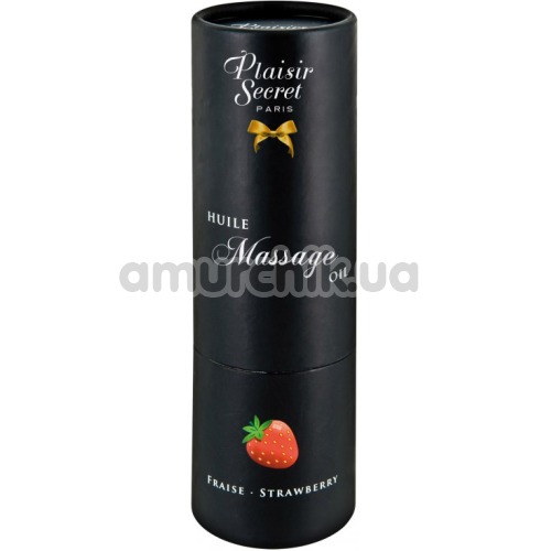 Масажна олія Plaisir Secret Paris Huile Massage Oil Strawberry - полуниця, 59 мл