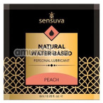 Лубрикант Sensuva Natural Water-Based Peach - персик, 6 мл - Фото №1