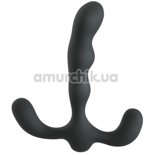 Вібростимулятор простати Anos Finest Butt Wear Flexible Prostate Stimulator With 3 Motors, чорний - Фото №1