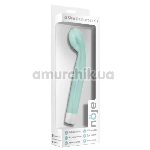Вібратор для точки G Noje G Slim Rechargeable, бірюзовий