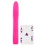 Вибратор Neon Luv Touch Ribbed Slims розовый - Фото №3