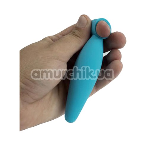 Анальная пробка Climax Anal Finger Plug, голубая