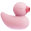 Симулятор орального сексу для жінок з вібрацією CuteVibe Ducky, рожевий - Фото №3
