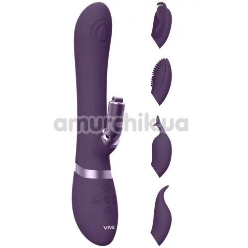 Вібратор з пульсацією Vive Etsu, фіолетовий - Фото №1