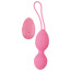 Вагінальні кульки з вібрацією M-Mello Ridged Vibrating Bullet, рожеві - Фото №2