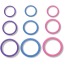 Набор эрекционных колец Trinal Fantasy, фиолетовый - Фото №2