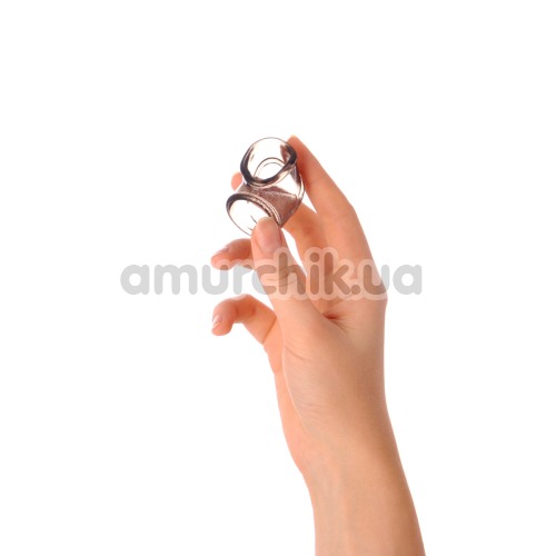 Эрекционное кольцо гладкое XLover Cock Ring, черное