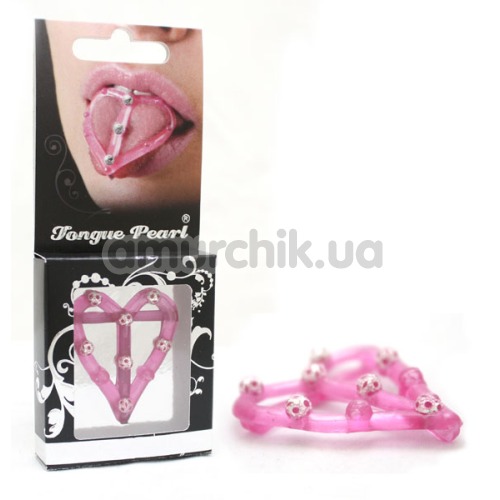 Насадка на язик Hard Pink Tongue Pearl супержорстка