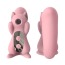 Симулятор орального секса для женщин с вибрацией KissToy Miss UU, розовый - Фото №3