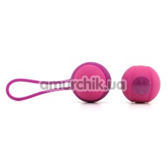 Вагінальні кульки KEY Stella I Single Kegel Ball Set, рожеві - Фото №1