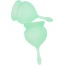 Набор из 2 менструальных чаш Satisfyer Feel Good, светло-зеленый - Фото №3