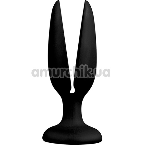 Анальна пробка Menz Stuff Flower Butt Plug Black, чорна - Фото №1