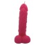 Свічка у формі фалоса Чистий Кайф Pink Size L, рожева - Фото №1