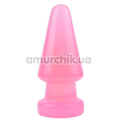 Анальная пробка Hi-Rubber Anal Delight Plug, розовая