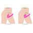 Безремневий страпон з вібрацією Strap U 10X Evoke Ergo-Fit, рожевий - Фото №6