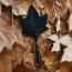 Шльопалка у вигляді кленового листочка Lockink Leather Whip Maple Leaf, чорна - Фото №4