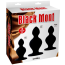Набор из 3 анальных пробок Black Mont The Ripples Anal Trainer Kit, черный - Фото №3