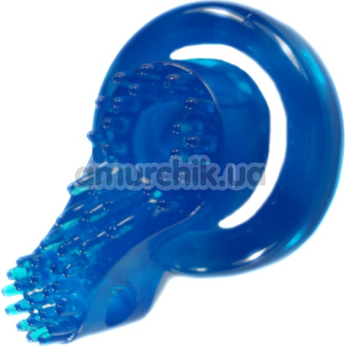 Кольцо-насадка Stretch Ring с двумя кольцами синее