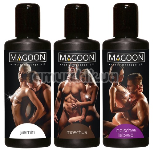 Набор для массажа Magoon Erotic Massage, 3 х 50 мл - Фото №1