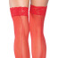 Чулки Leg Avenue One Size Nuna Sheer Thigh High Stockings, красные - Фото №1