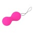 Вагинальные шарики Gballs 2 App - Petal Rose, розовые - Фото №4
