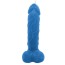 Свічка у формі фалоса Чистий Кайф Blue Size L, блакитна - Фото №1