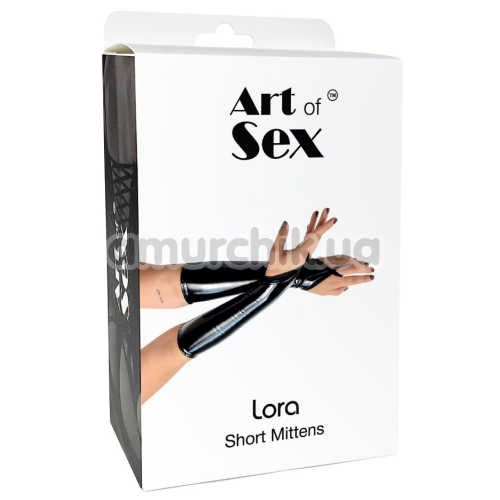 Перчатки короткие Art of Sex Lora, черные