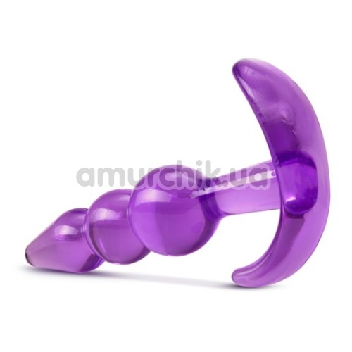 Анальная пробка B Yours Triple Bead Anal Plug, фиолетовая