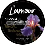 Масажна свічка L'amour Massage Candle Iris & Amber Musk - ірис, амбра і мускус, 30 мл - Фото №1