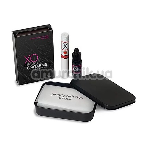 Набор Sensuva XO Kisses & Orgasms Pleasure Kit: стимулирующее масло и бальзам для губ - Фото №1