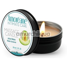 Масажна свічка Amoreane Massage Candle Juice Melon - диня, 30 мл - Фото №1