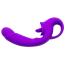 Вибратор для клитора и точки G Tongue Licking Vibrator, фиолетовый - Фото №1