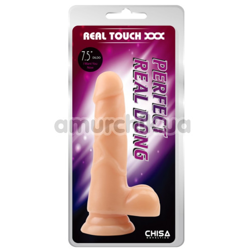Фаллоимитатор Real Touch XXX 7.5 Perfect Real Dong, телесный