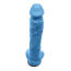 Мыло в виде пениса с присоской Pure Bliss XL, голубое - Фото №3