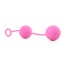 Вагинальные шарики Lia Love Balls, розовые - Фото №0